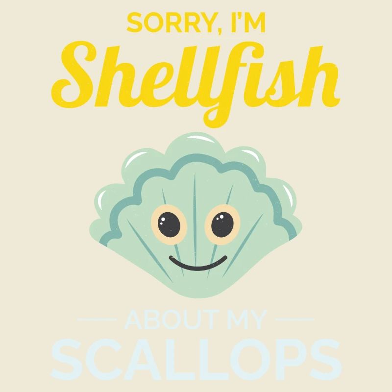 Scallop Seashells Collector Beachcomber Shellfish