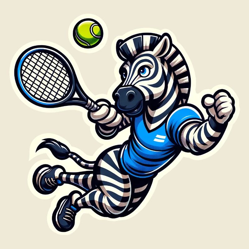 Zebra Tennis Pro - Servi e gioca!