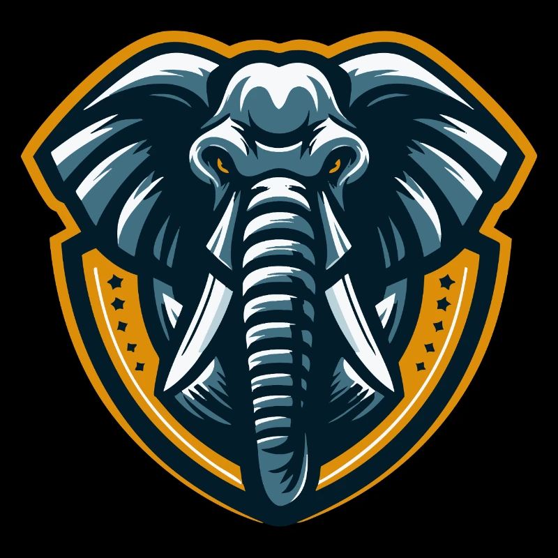 Elephant symbolizing strength and wisdom