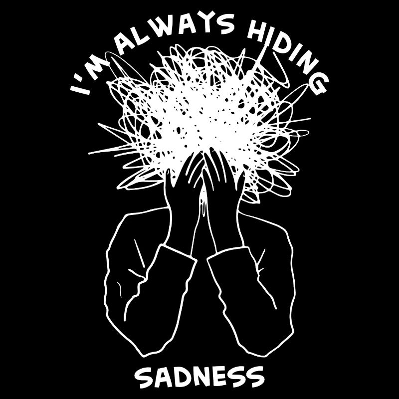 Sadness Hiding Graphic