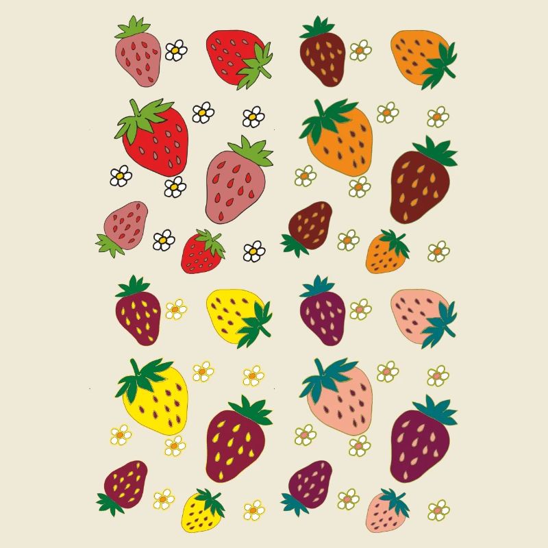 erdbeeren bunt