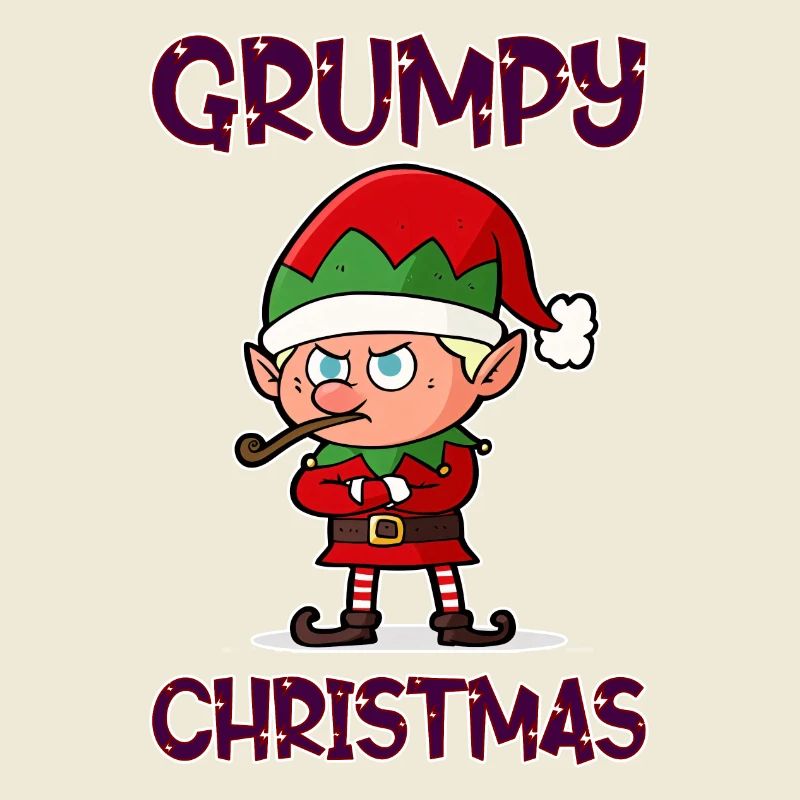 Grumpy Christmas Elf