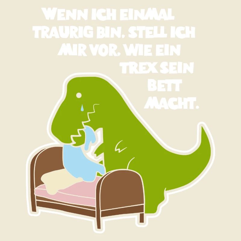 T-Rex au lit - Design