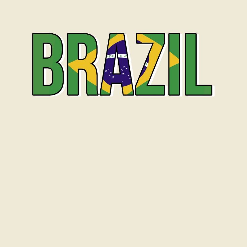 Typographie du drapeau du Brésil