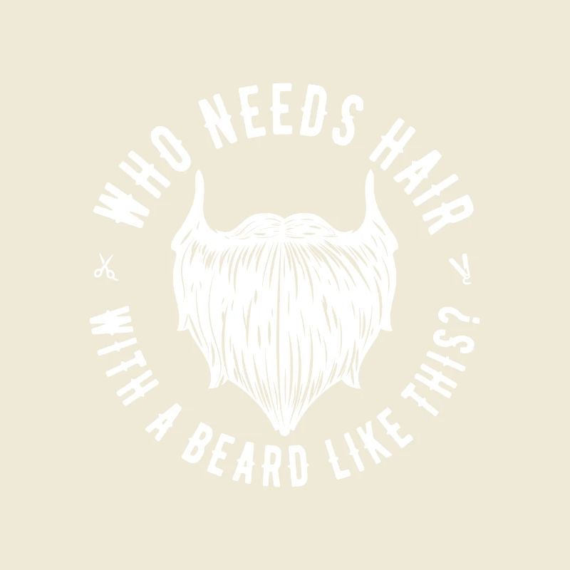 Who Needs Hair With A Beard Like This Bald Beard