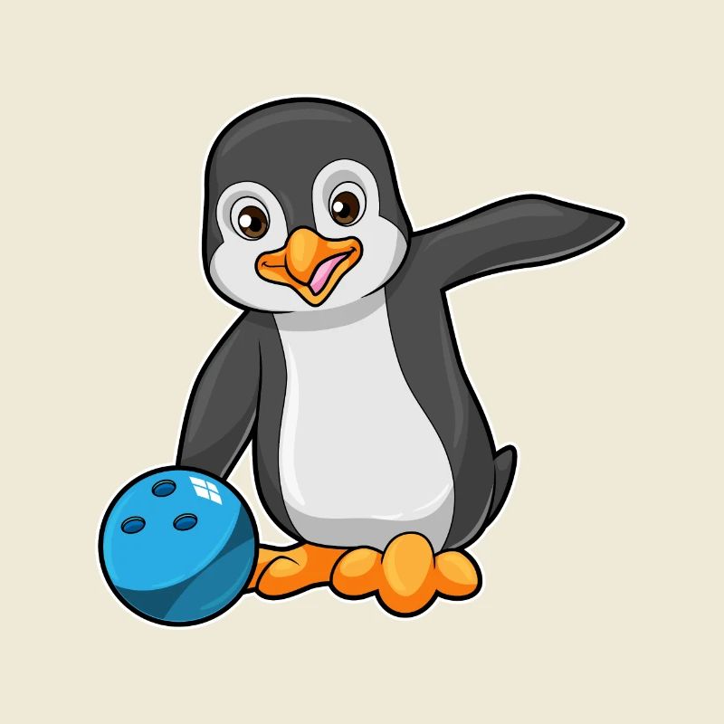 Penguin Bowling Boule de bowling