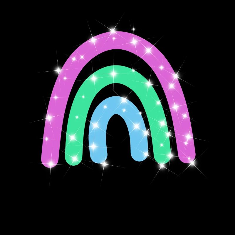 Polysexual Glitter Rainbow