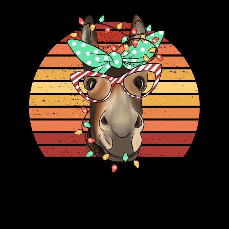 Pferde Mama Weihnachtspferd Pferdemama
