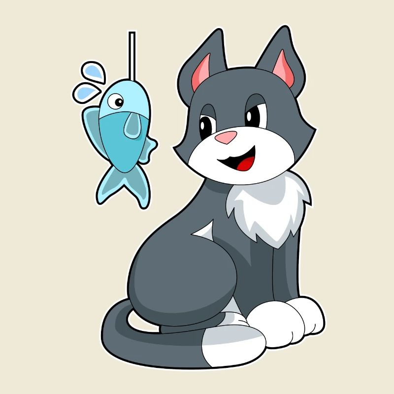 Poisson-appât chat
