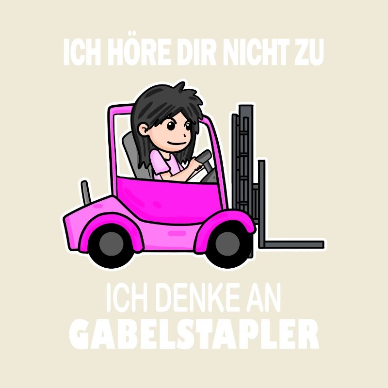 Staplerfahrerin Gabelstapler Lager Logistik Damen