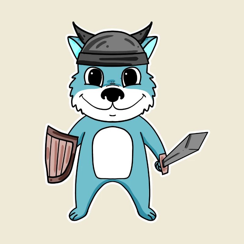 Wikinger Wolf