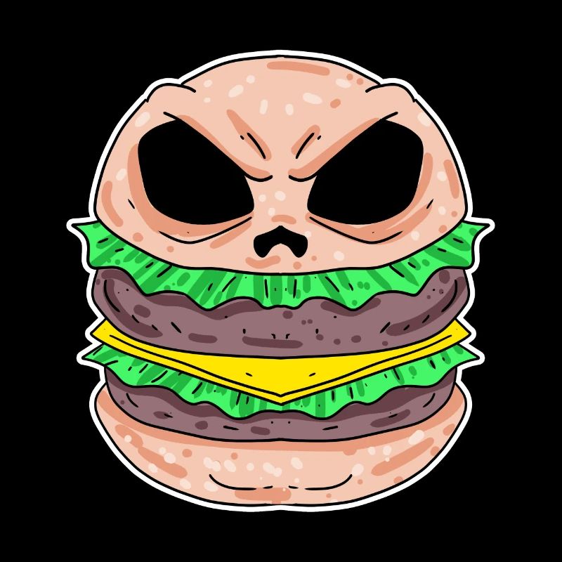 Schädel Burger