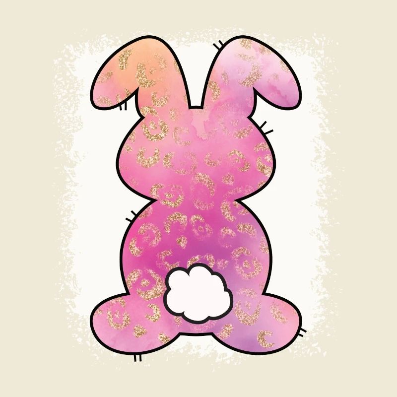 Leopard Print Bleached Easter