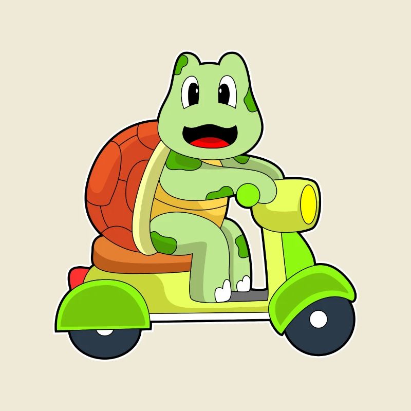 Schildkröte Motorroller