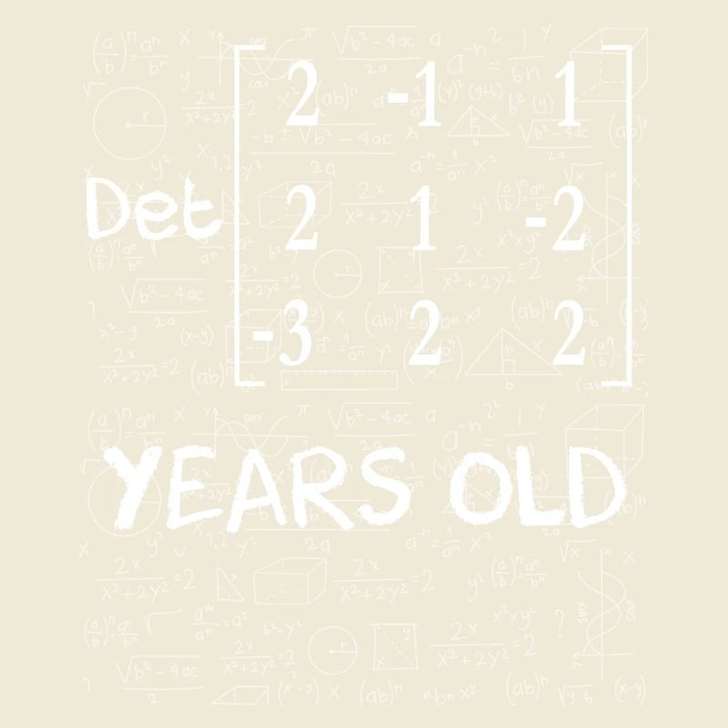 17th birthday 17 years matrix determinant