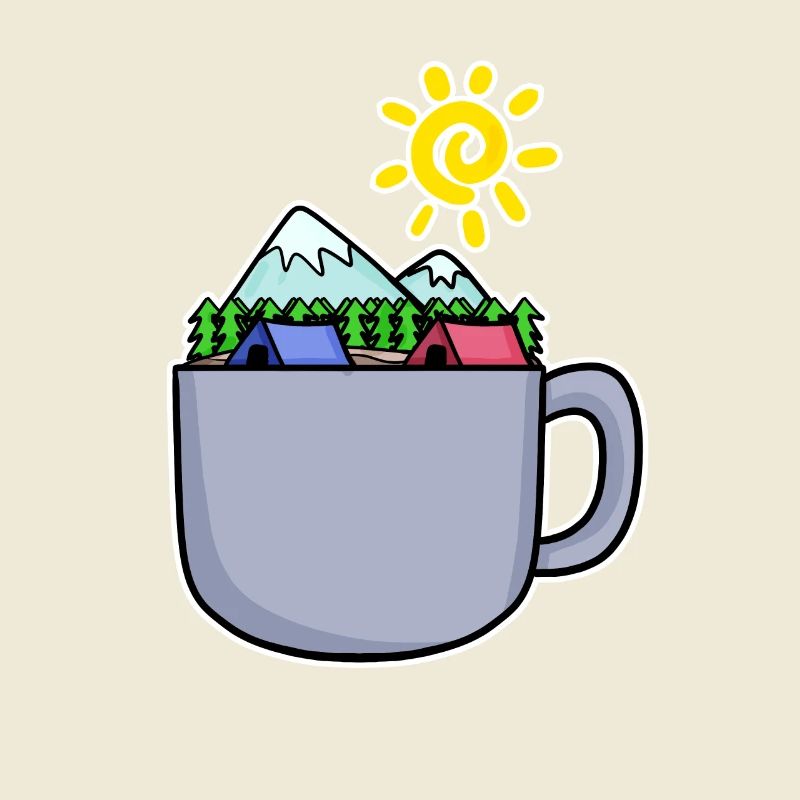 Berg Berge Gipfel Kaffee