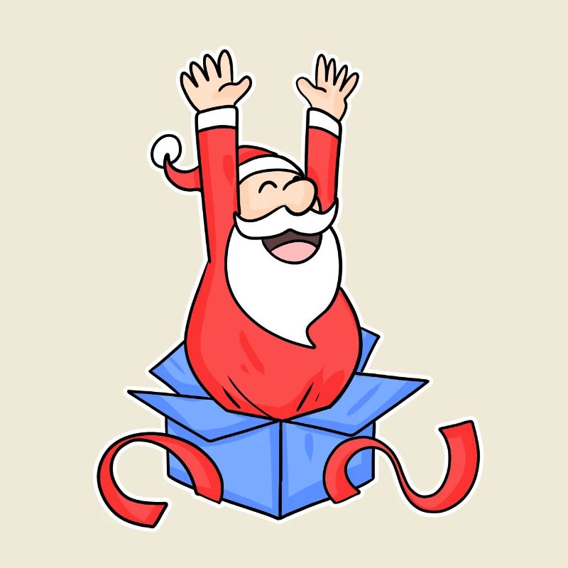 Weihnachtsmann Überraschung