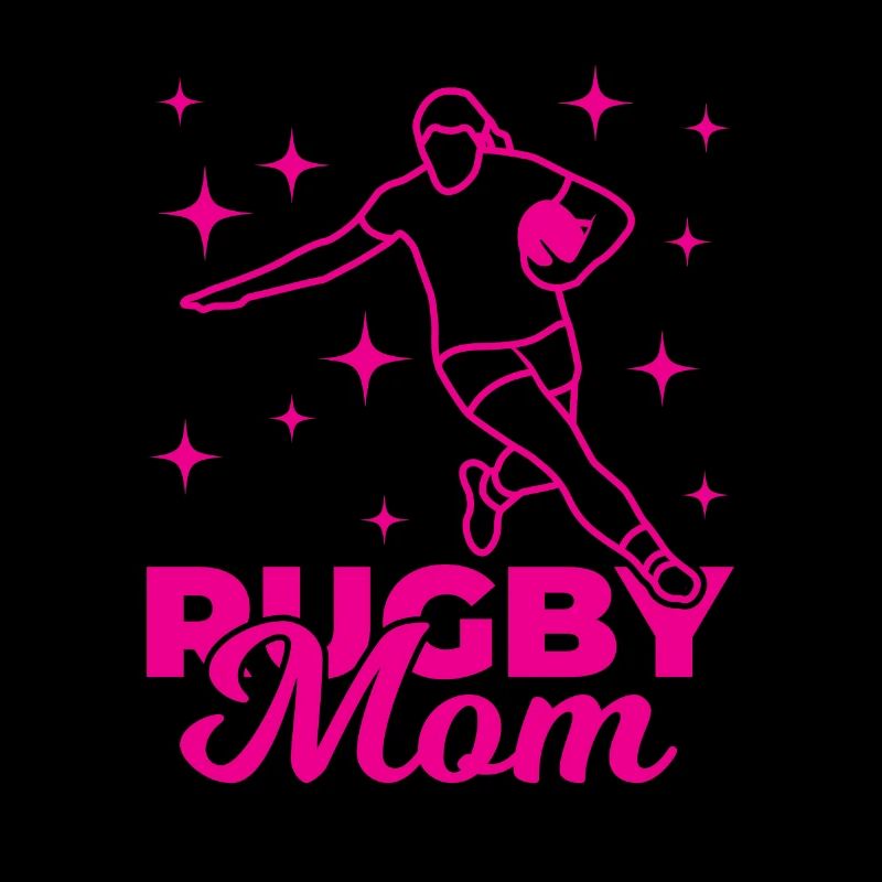 Lustige Rugby Mutter