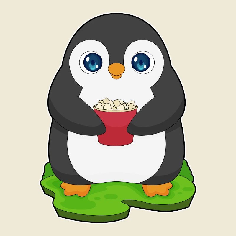 Pop-corn pingouin