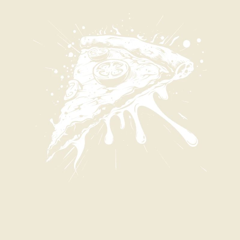 Pizza Stück Zeichnung