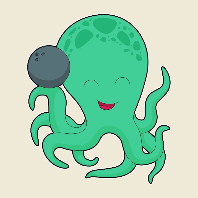 Octopus Bowling Boule de bowling