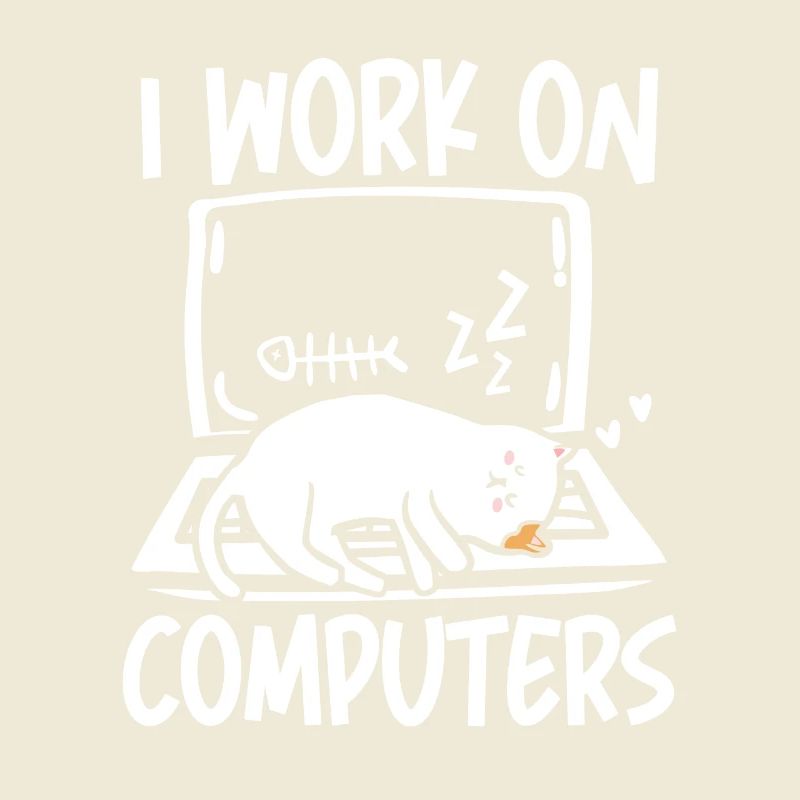 I work on computers