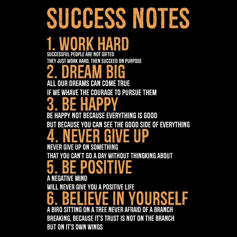 success notes