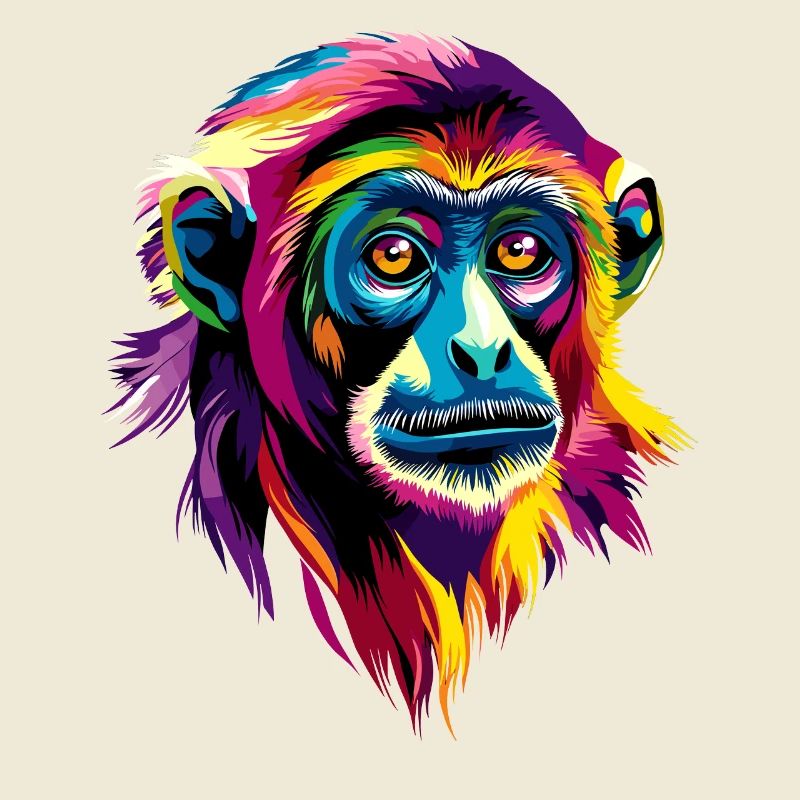 Gibbon Monkey Whitehand Gibbon Monkey Cute Lar Gibbons
