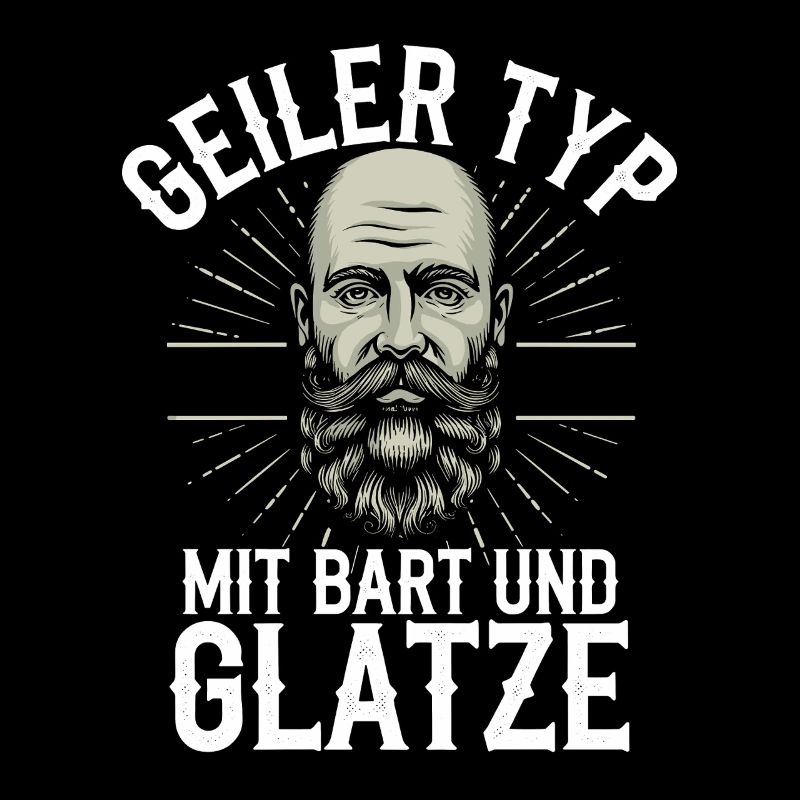 guy with beard & bald head beard wearer