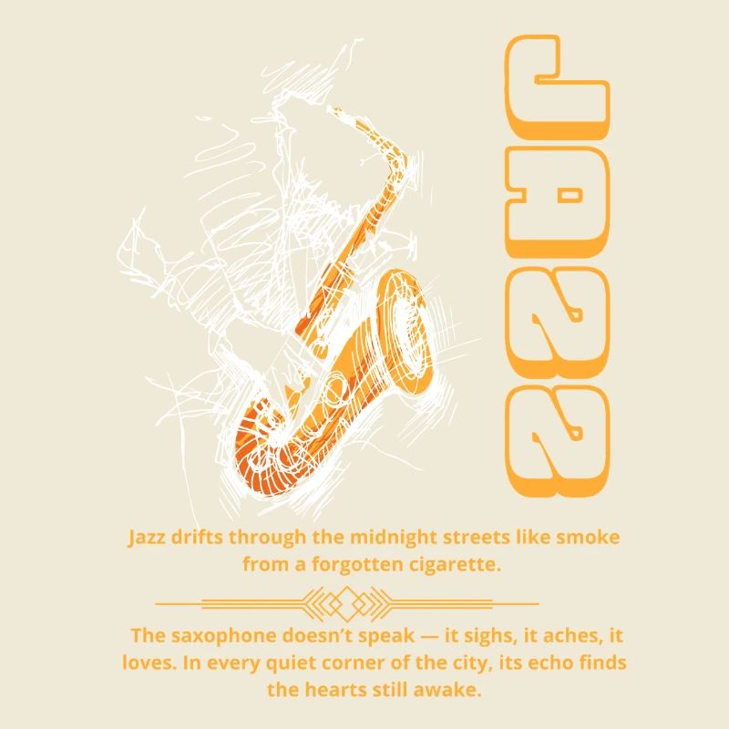 Jazz schwebt wie ein Drache durch die mitternächtlichen Straßen
