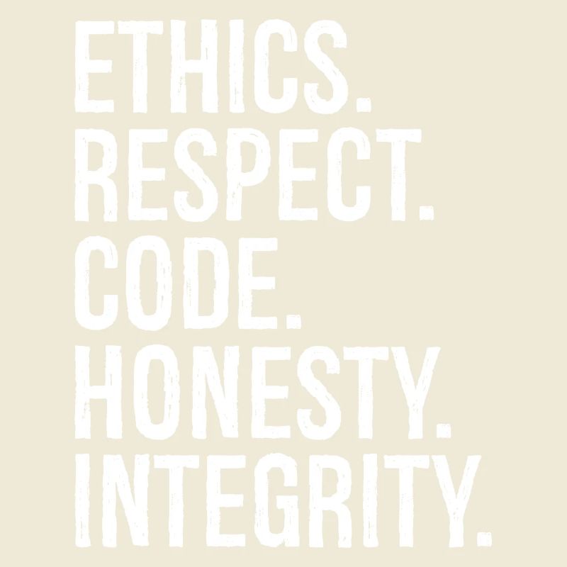 Éthique Respect Code Honnêteté Intégrité