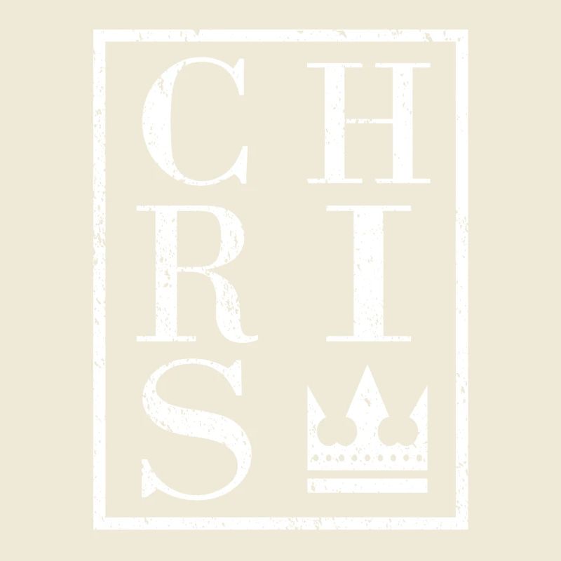 Minimalist crown with line pattern Chris