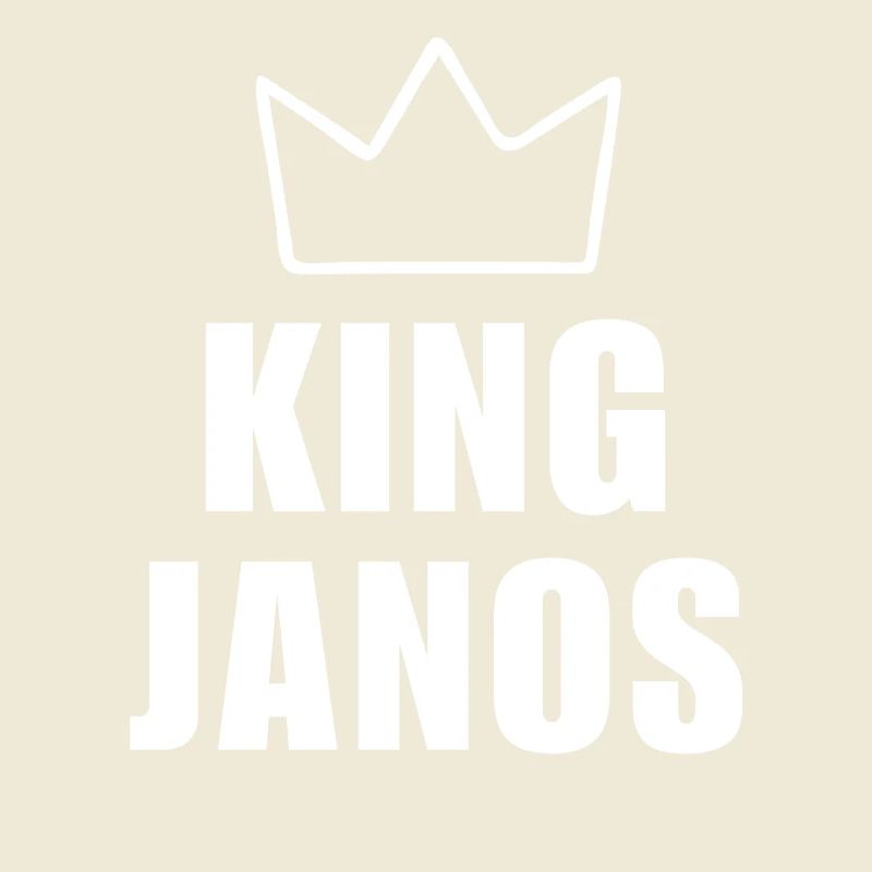 János Name mit Buchstabe J - King Crown Hemd
