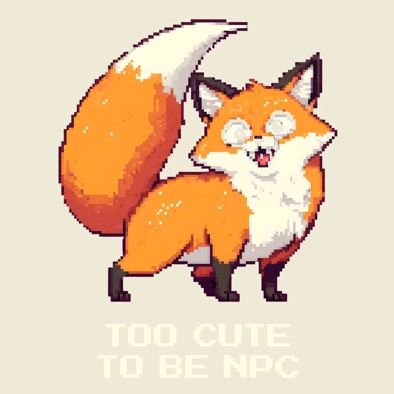 Derpy Fox with Main Character Energy