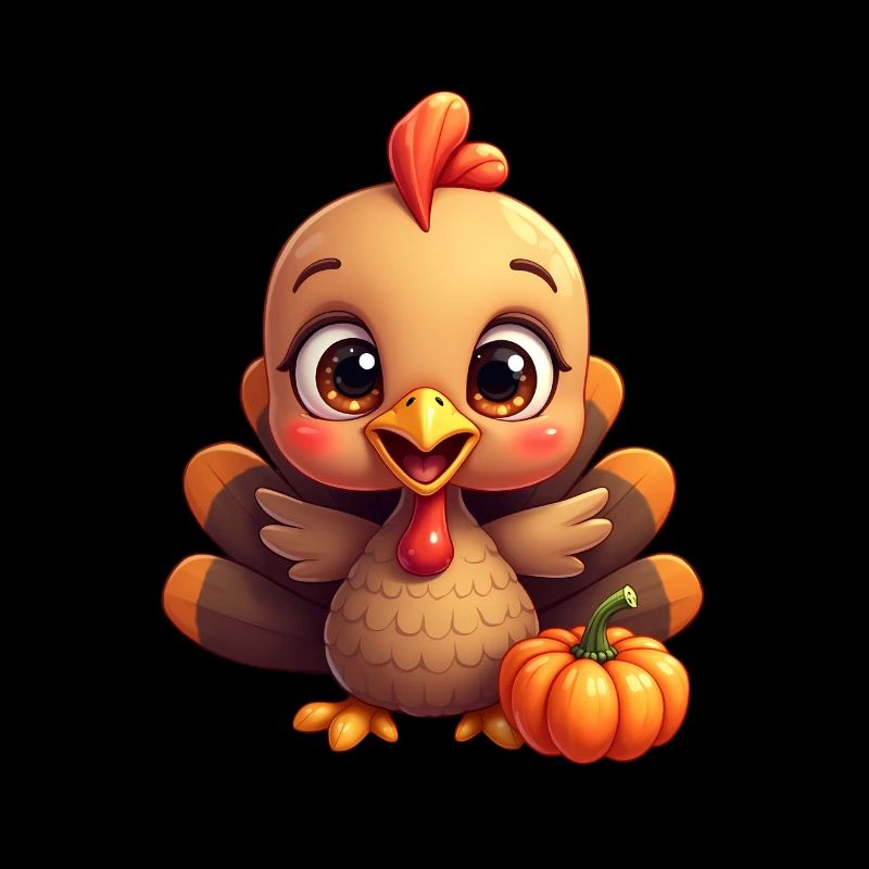 Bébé dinde de Thanksgiving