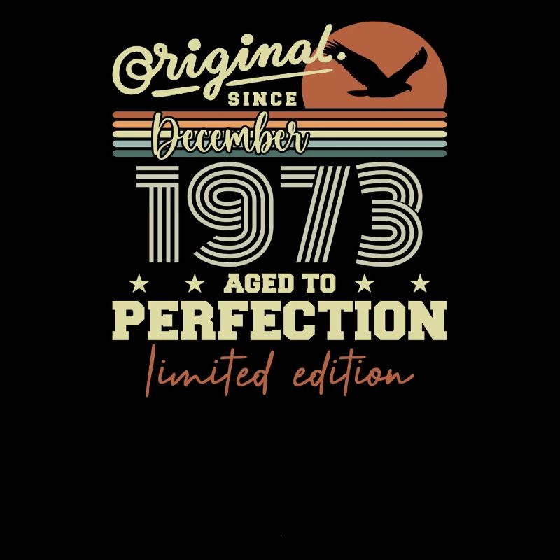 Anniversaire 52 ans | Originale Décembre 1973