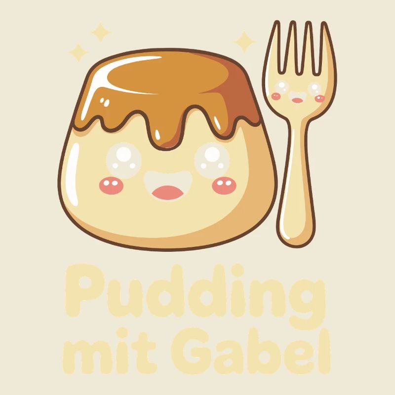 Pudding Mit Gabel