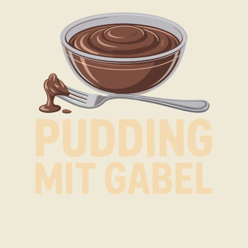 Pudding Mit Gabel