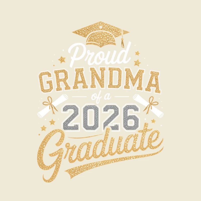Fière grand-mère diplômée 2026