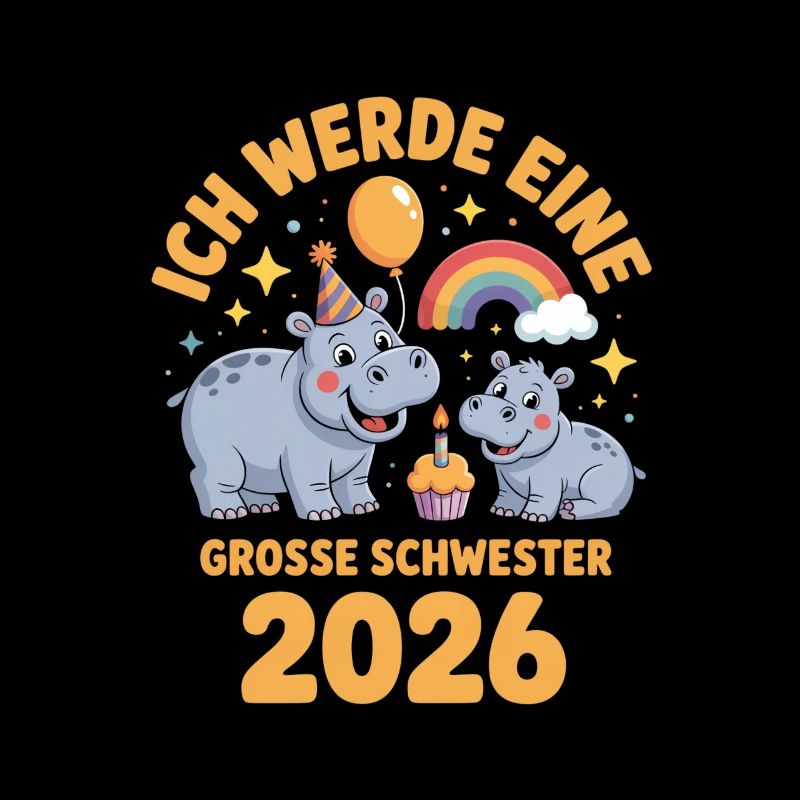 Ich werde eine grosse Schwester 2026 Hippo