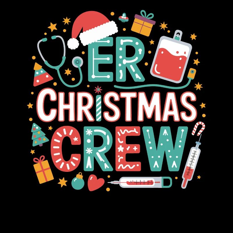 Équipe de Noël des infirmières