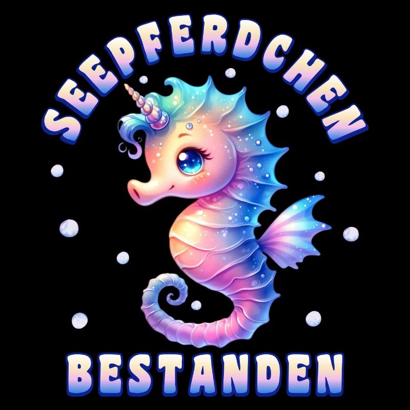 Seepferdchen Abzeichen bestanden Mädchen