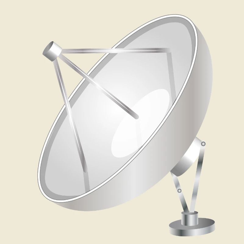 Antenne paraboise à l’aspect moderne et net