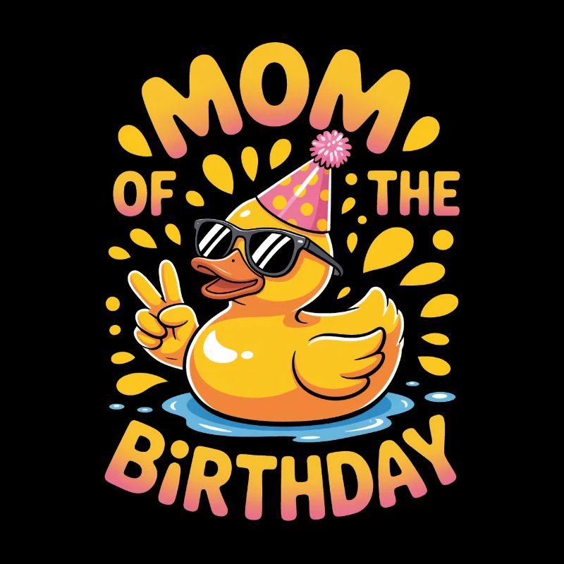 Maman du canard d’anniversaire