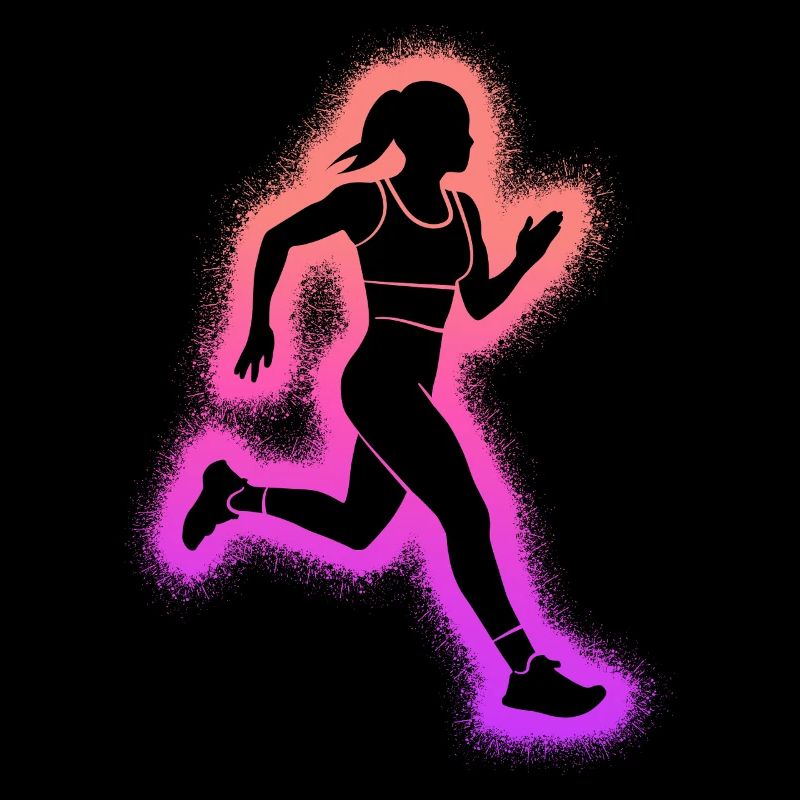 Course à pied Enfants Dames Filles Coureuses