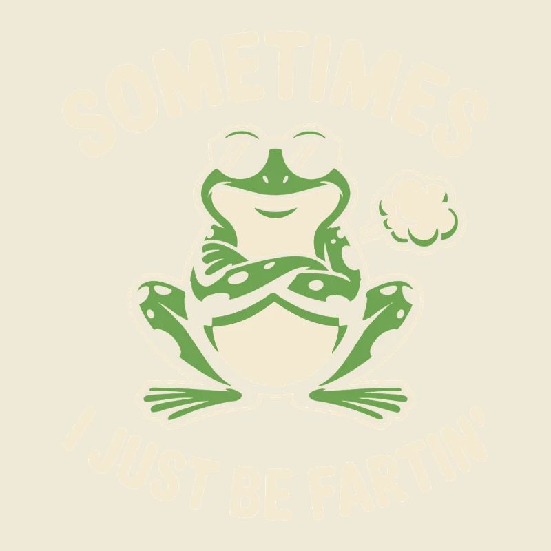 Manchmal bin ich einfach nur ein Furzfrosch