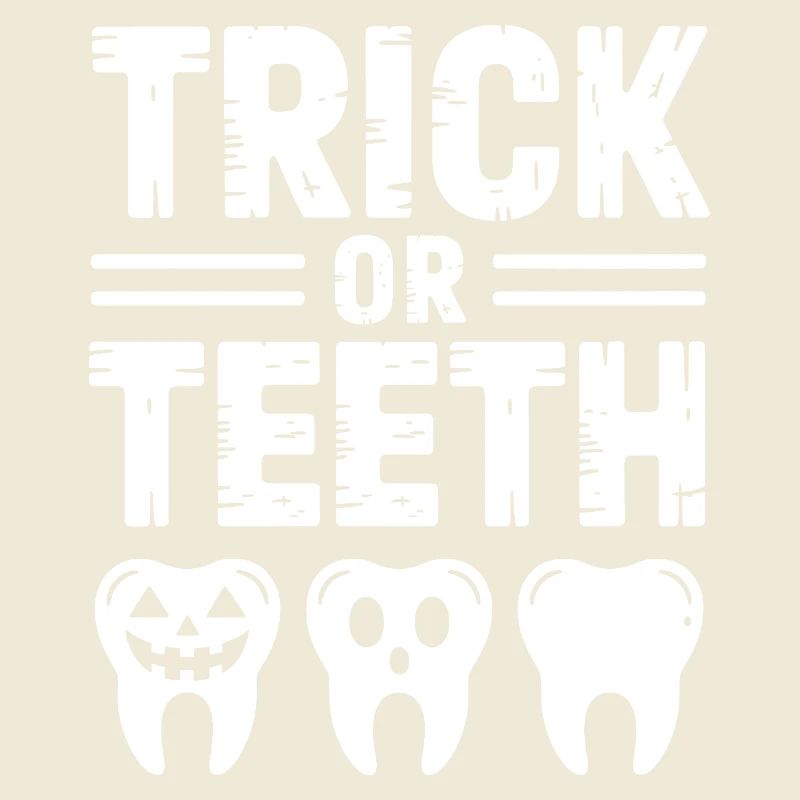 Trick oder Teeth Halloween-T-Shirt