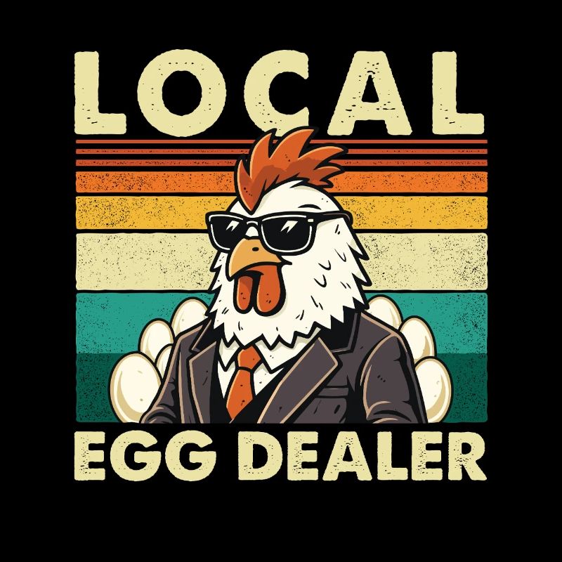 Lokaler Eierhändler Hähnchen-Oster-Bauernspaß