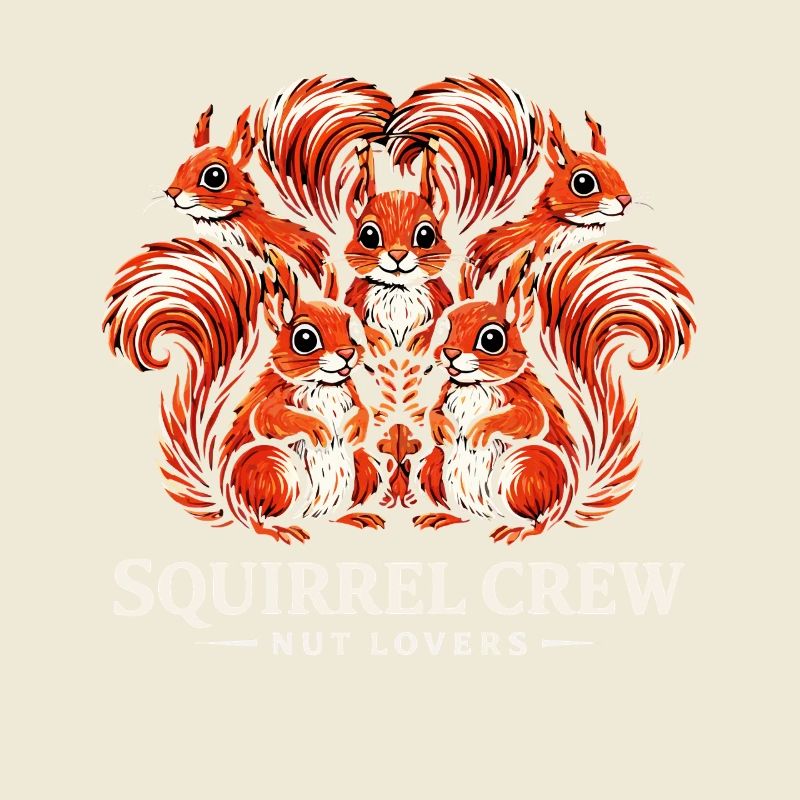 Squirrel Crew - Nut Lovers Eichhörnchen Gang