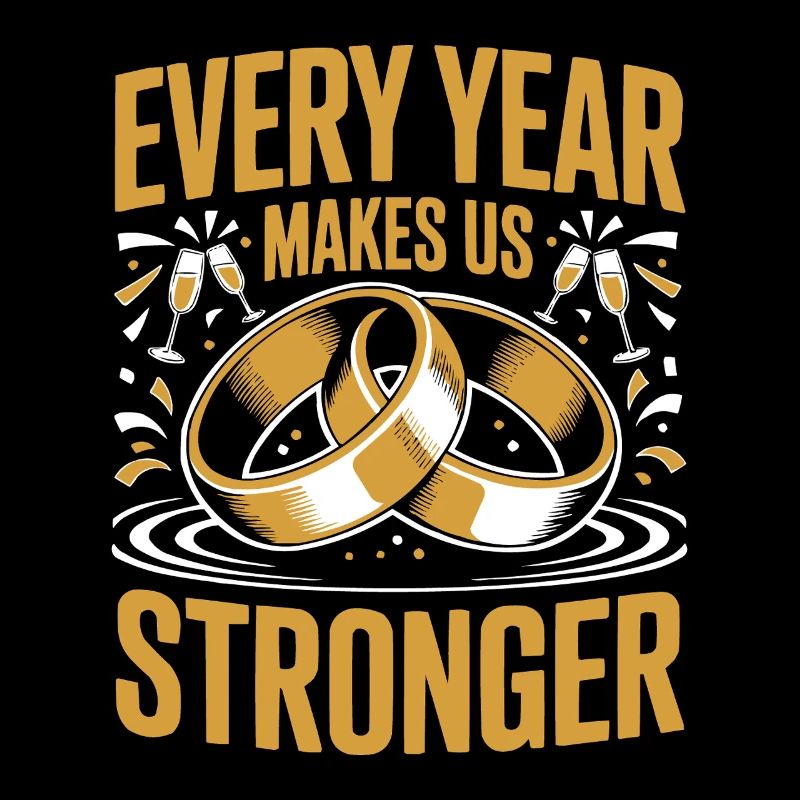 Hochzeitstag des Ehepaares 2026 Ehemann und Ehefrau